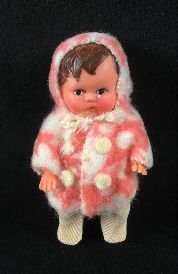 Vintage Small Baby Doll Marked German Democratic: Vintage Small Baby Doll Marked German Democratic Republic; this little doll appears to be in her original clothing. The doll shows a label "made in germanÂ democratic republic" (East Germany). This 