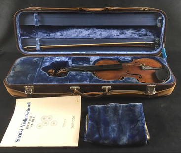 Early 20th Century Trade Violin with Jaeger Case: While this violin is labelled Nicolaus Gagliano filius Alexandri fecit Neap. 1769,Â it is likely a trade reproduction made somewhere in the early 20th Century. We make no claims, either way. The two