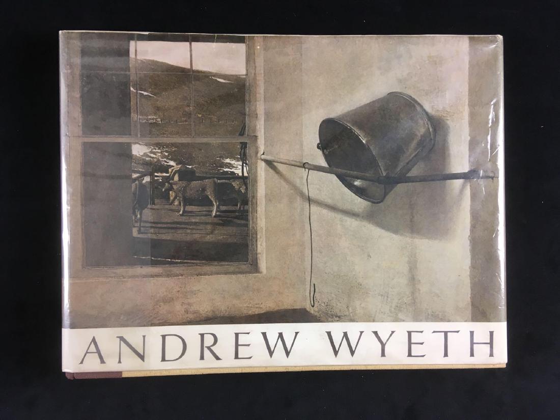Book Andrew Wyeth by Richard Meryman: Book Andrew Wyeth by Richard Meryman; 175 pages, 1968, published by Houghton Mifflin Company, Boston. A large format book showing the works of American artist, Andrew Wyeth (1917 - 2009). The book is