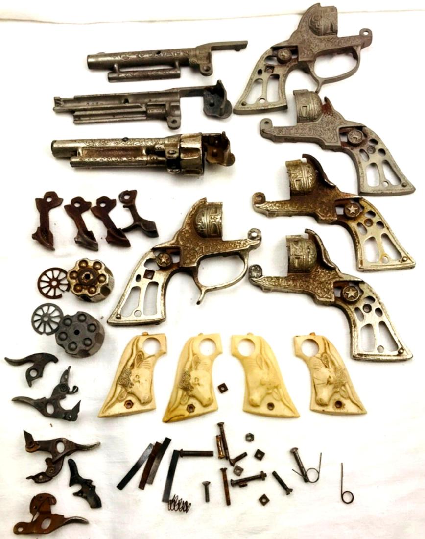 Vintage Texan Cap Gun Parts Lot