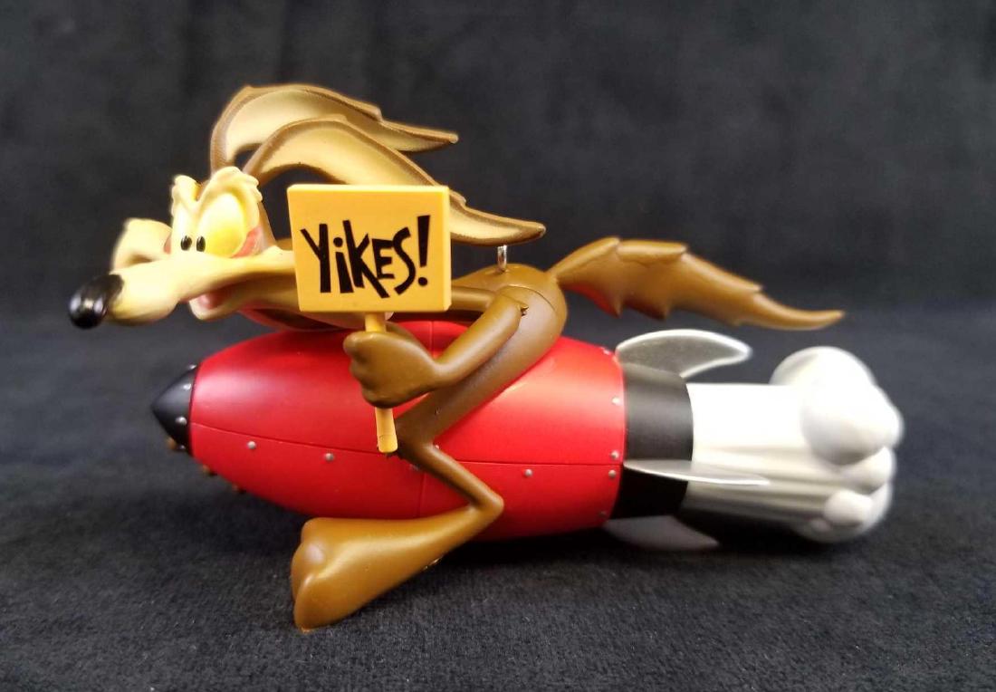 Wile E Coyote Hallmark Keepsake Ornament: Wile E. Rides Again! Handcrafted and dated in 2012. This Ornament is in mint condition and appears to never have been removed from the box.Â