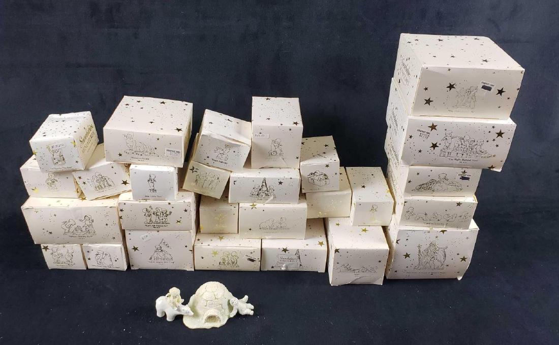 Lot of 28 Department 56 Snowbabies Sets: Lot of 28 Department 56 Snowbabies Sets. These Snowbabies are in excellent condition. All but one set is included in the original box with packaging. SnowbabiesÂ included in this set are: "Jack Fros