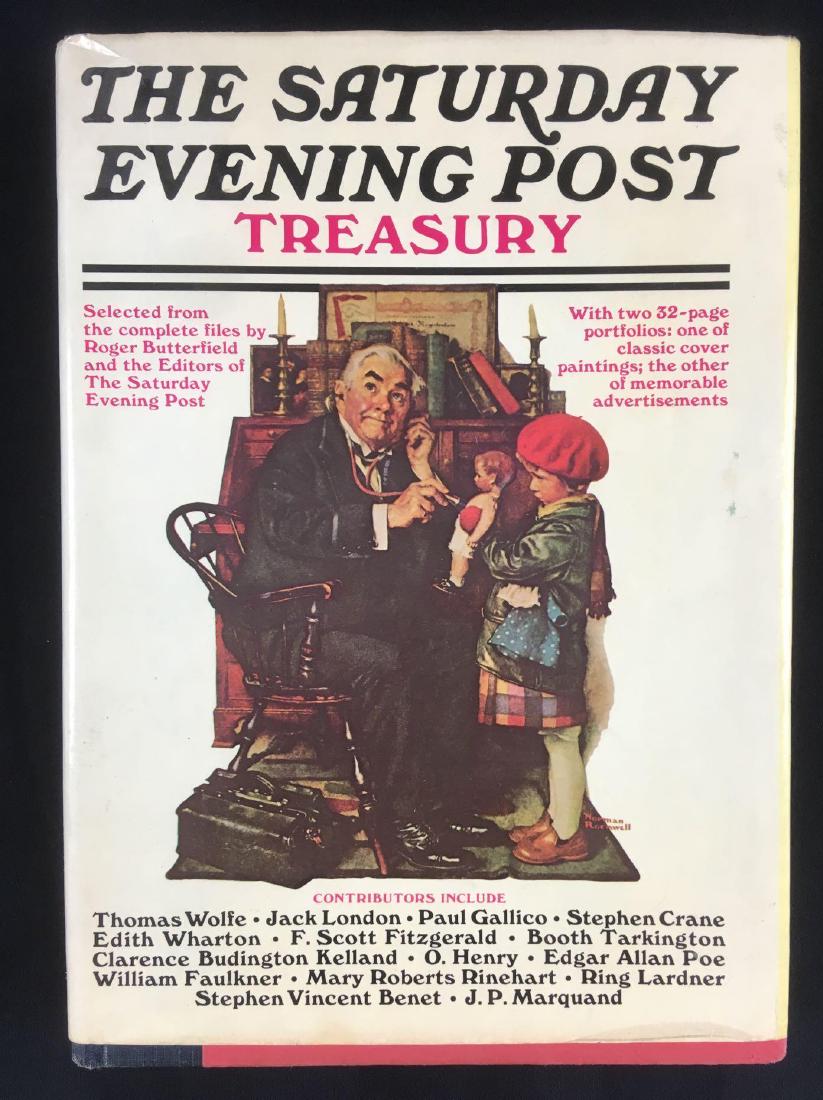 The Saturday Evening Post Treasury Hard Cover Book: The Saturday Evening Post Treasury Hard Cover Book. This book is in great condition. The dust jacket has no rips or tears. Pages are largely not discolored and there are only very minor spots on the f
