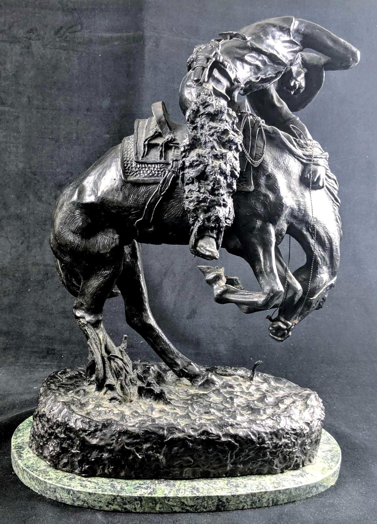 Frederic Remington Bronze Statue Rattlesnake Incredible Sep 04, 2019