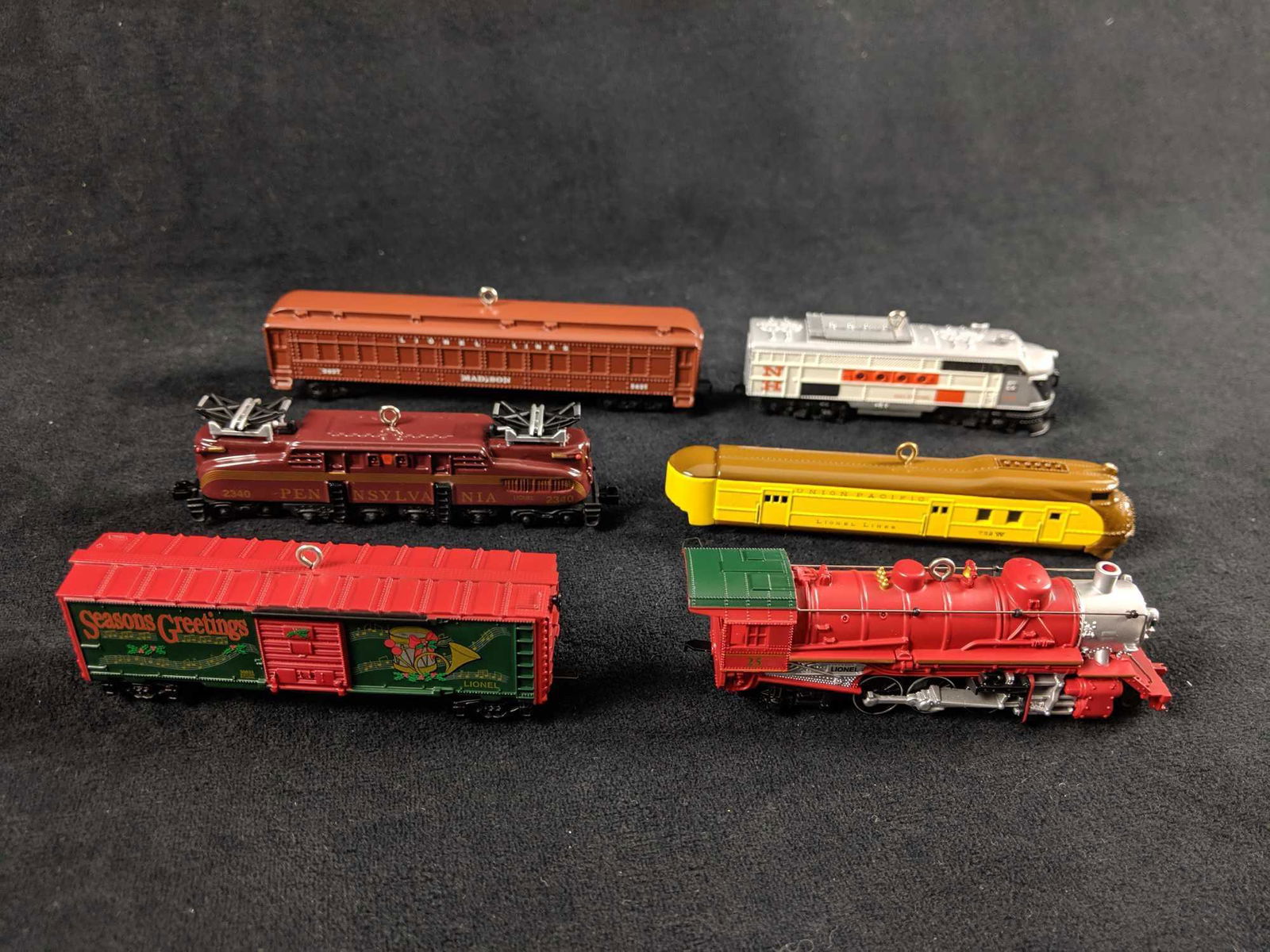 hallmark lionel ornaments