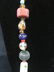 Two Colorful Handmade Glass and Ceramic Beaded - 2