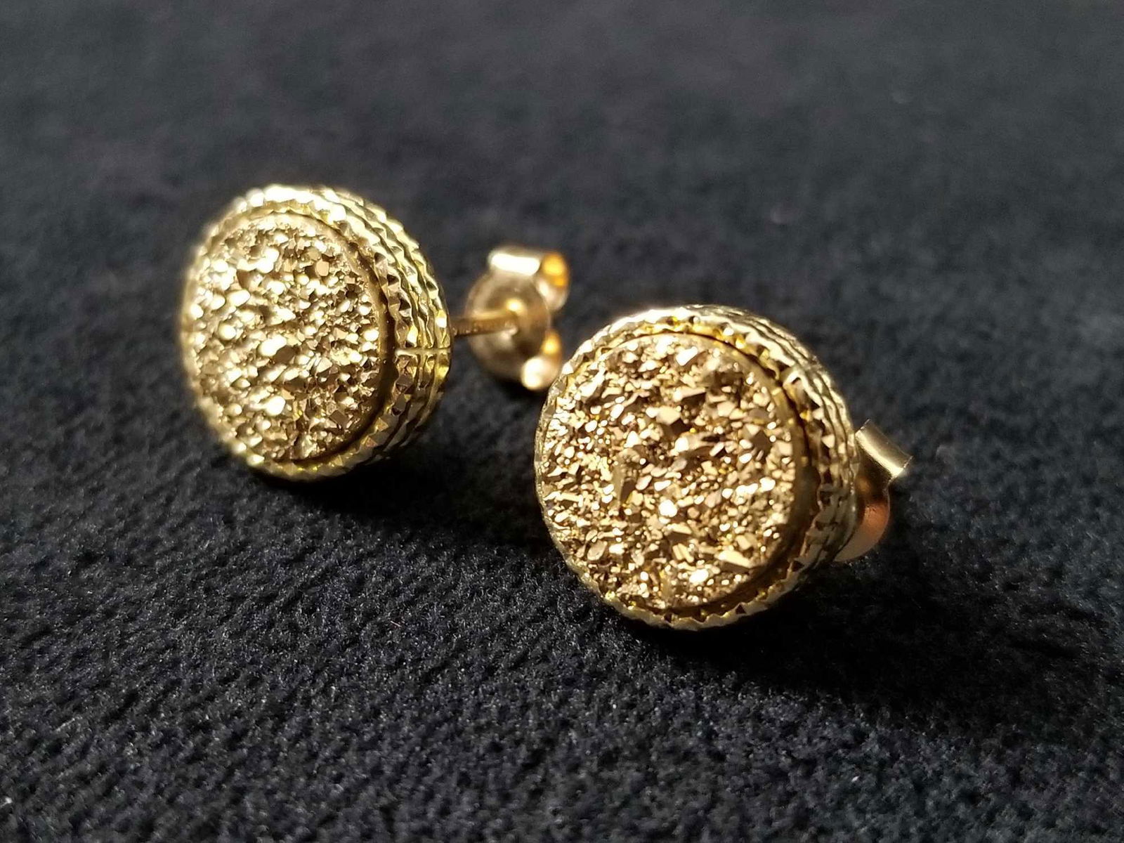 14K Druzy Gemstone Earrings (1 of 5)