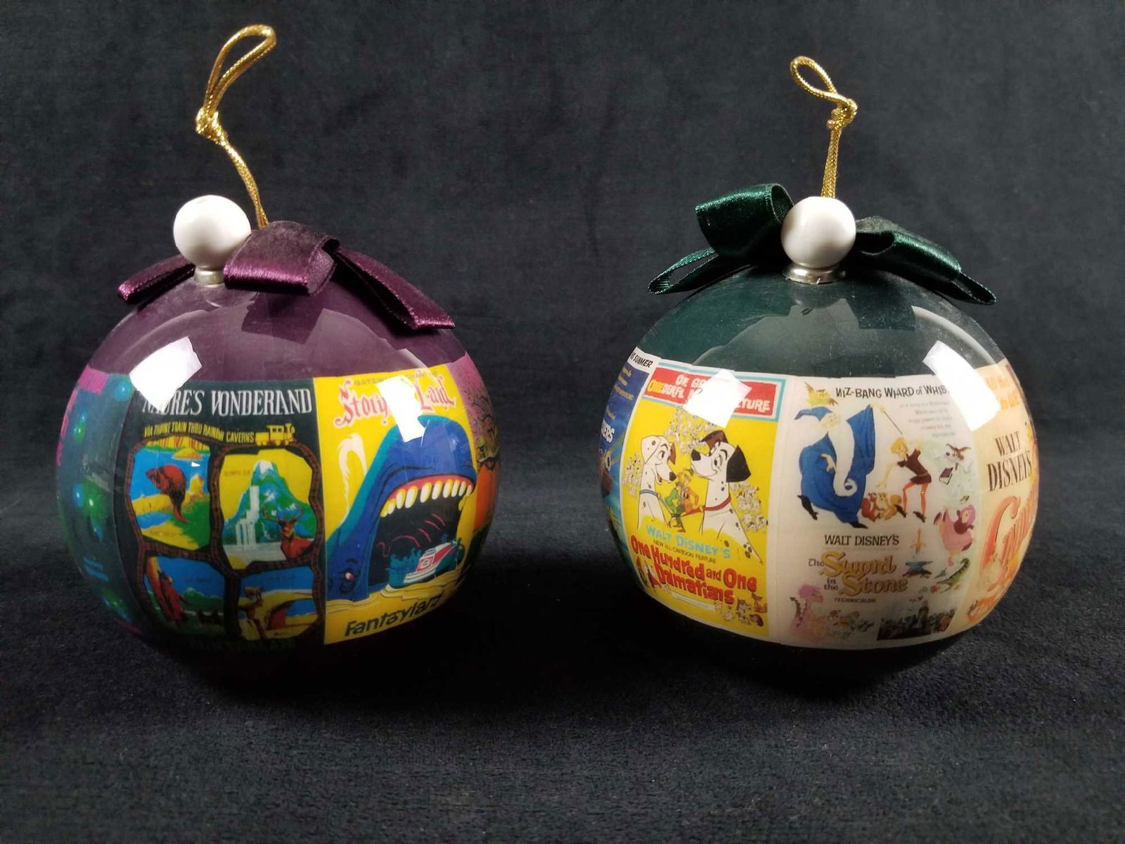 Disney Christmas Ornament Ball Pull String Music (1 of 7)