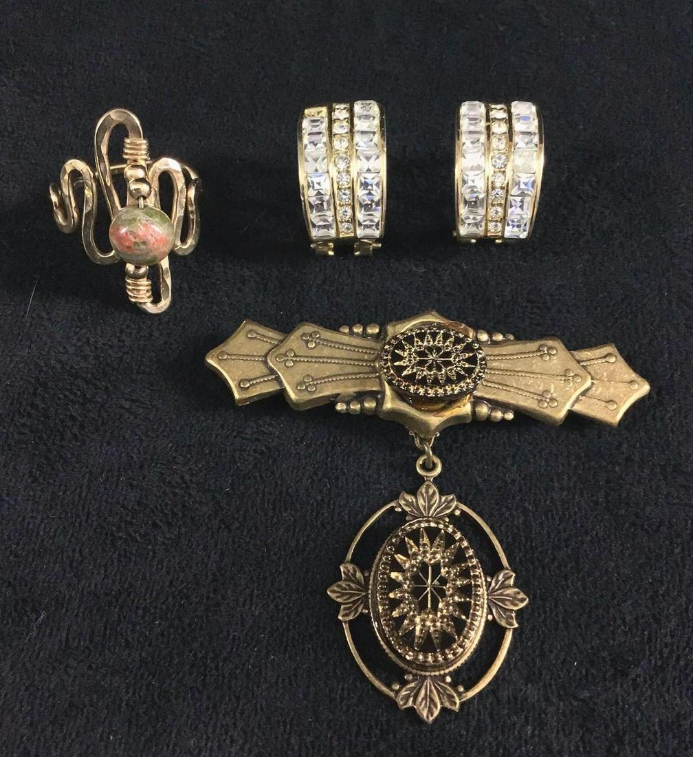 Vintage Art Deco Costume Jewelry Earrings Brooch Jan 18 2020 Rapid Estate Liquidators And Auction Gallery In Fl