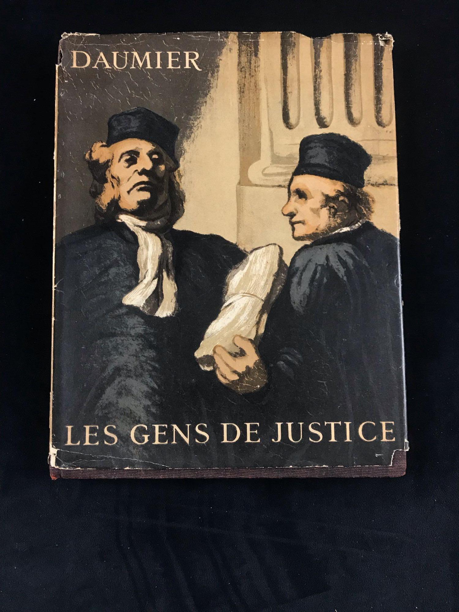 The People Of Justice By Honore Daumier: The People Of Justice By Honore Daumier; Hardcover 1956 edition. Measures at about 12" L x 10" W. In good condition.