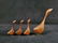 Four Vintage Wooden Bird Sculptures From Denmark - 2