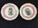 Lot of 2 Crown Germany Circa 1900s Porcelain Plates