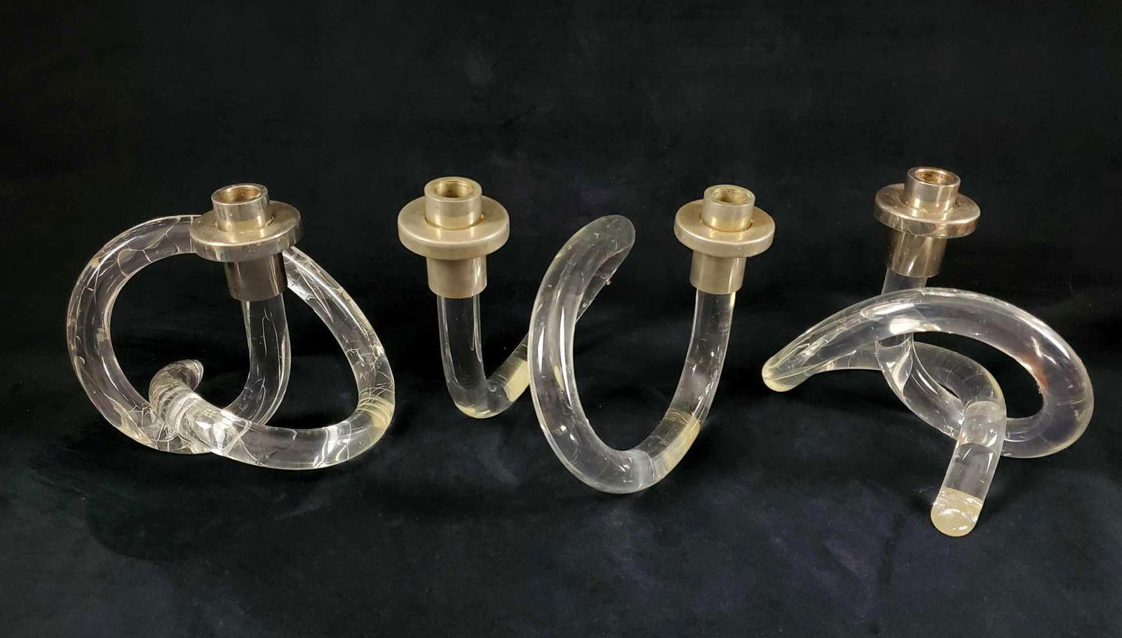 Dorothy Thorpe Midcentury Modern Art Candle Holders (1 of 9)