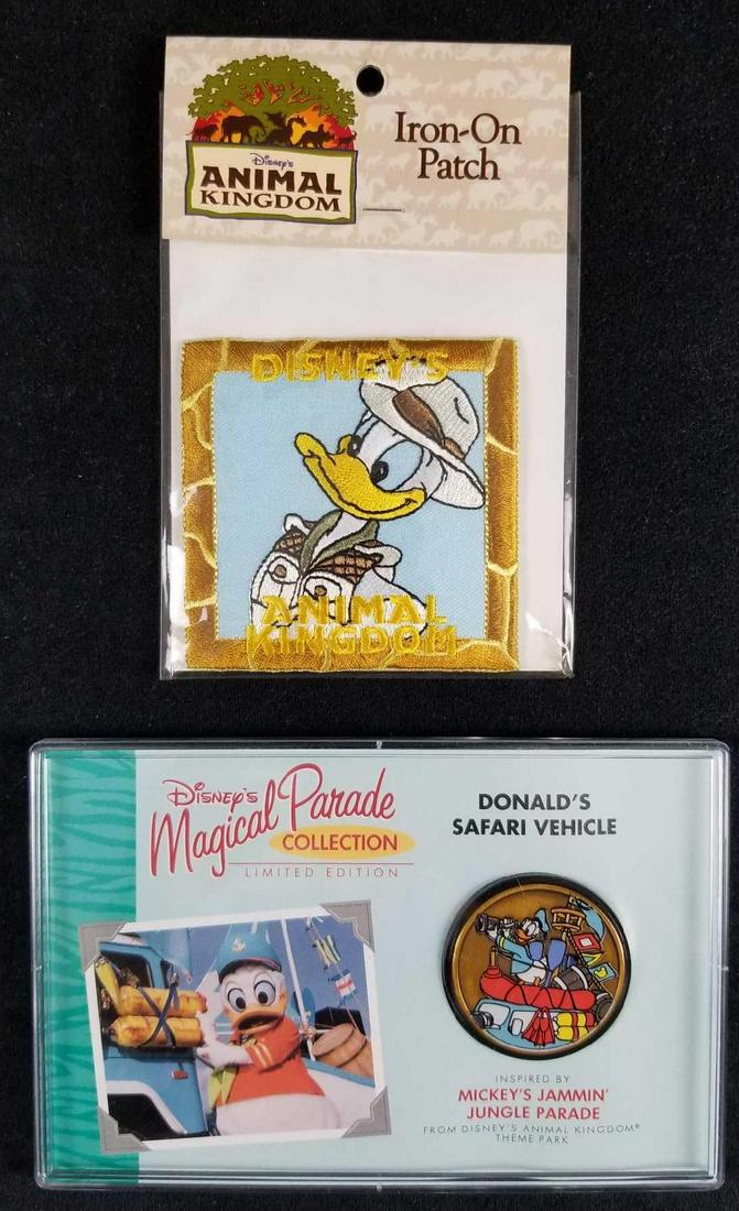 Donald Duck Disney Animal Kingdom Medallion Coin And (1 of 4)