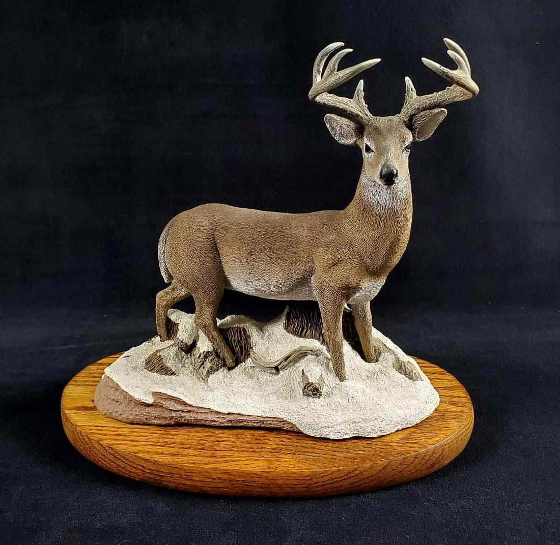 LE Snow Buck Sculpture by Gary Stevenson (1 of 13)