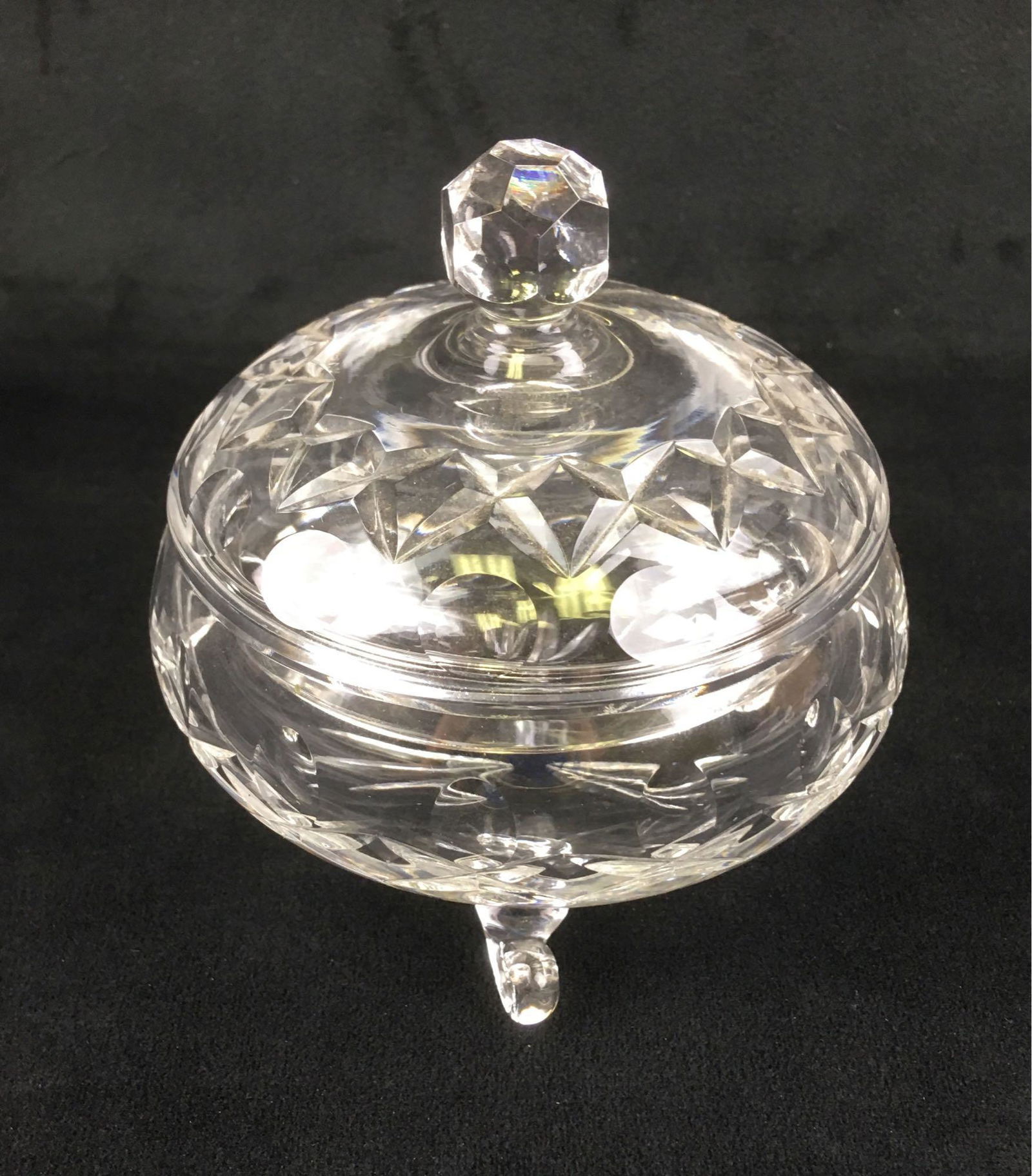 Vintage Fine Galway Crystal Candy Dish with Lid (1 of 4)