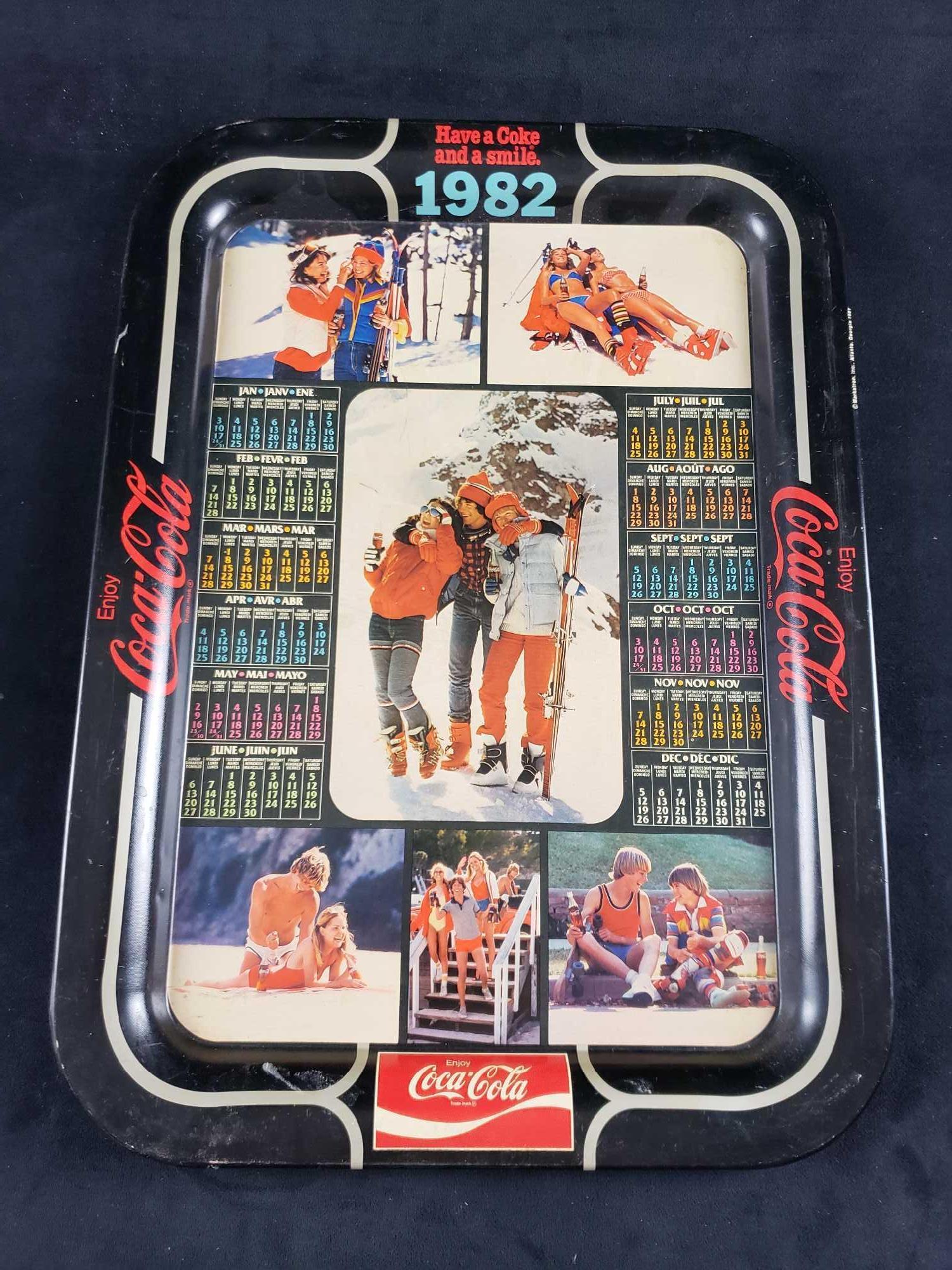 1982 Coca Cola Commemorative Tray (1 of 5)