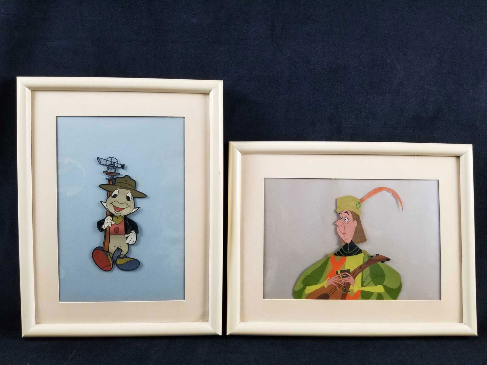 Celluloid Jiminy Cricket and Minstrel Sleeping Beauty (1 of 11)