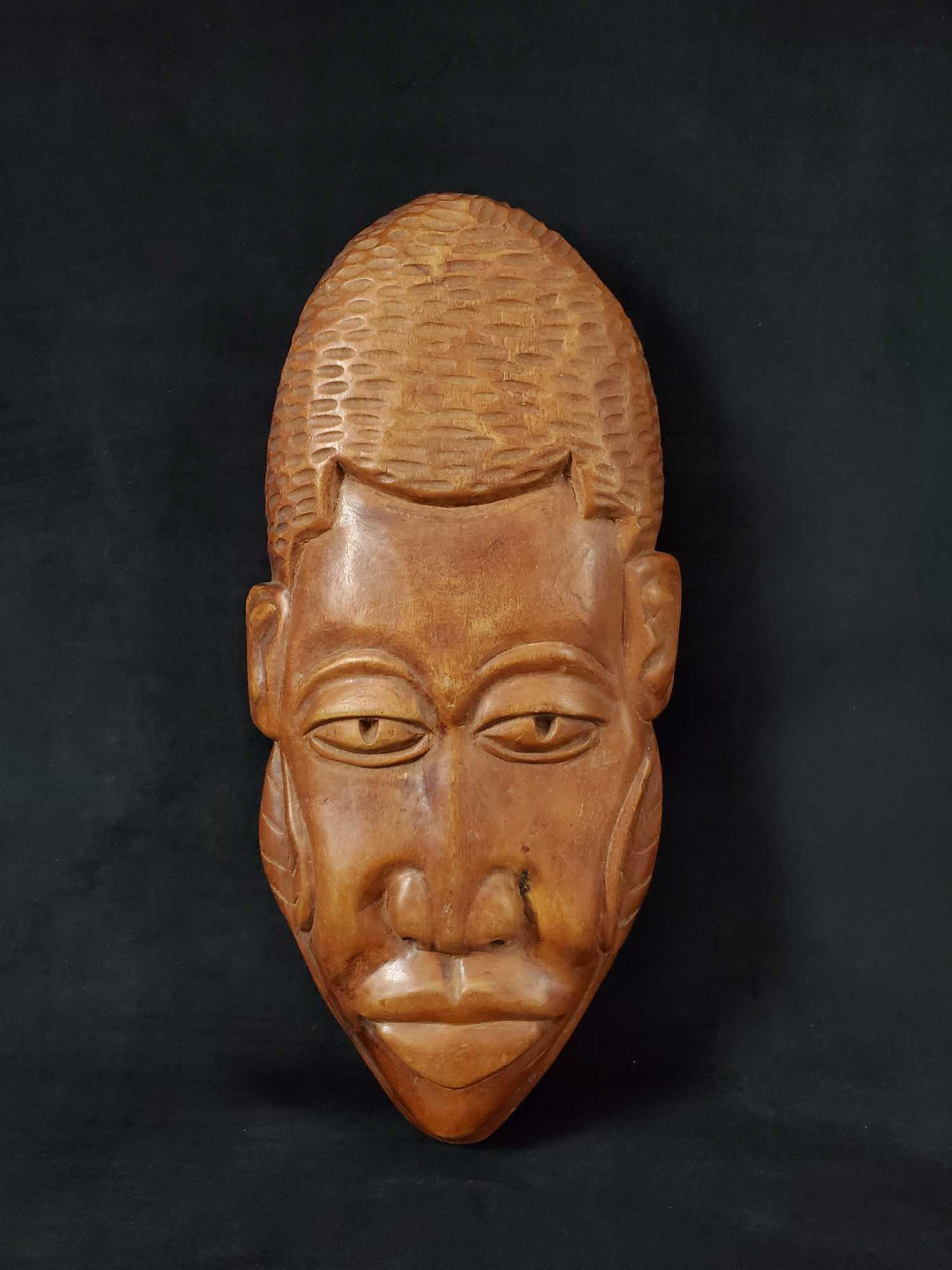 Large Wooden African Mask (1 of 8)