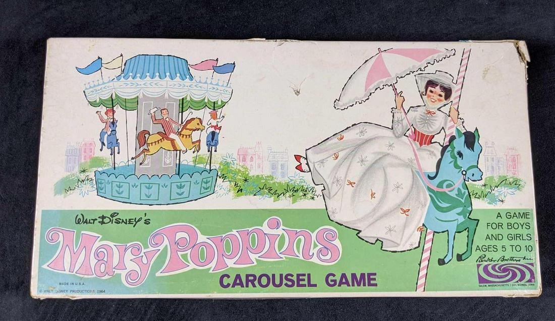 Vintage Disney Mary Poppins Carousel Board Game (1 of 6)