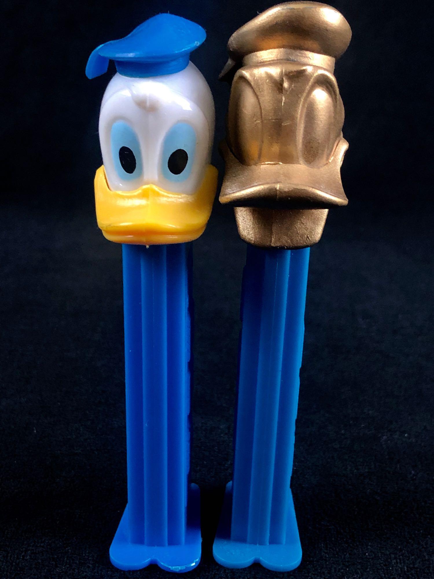 Lot of 2 Vintage Pez Donald Duck Classic Sailor Bronze (1 of 10)