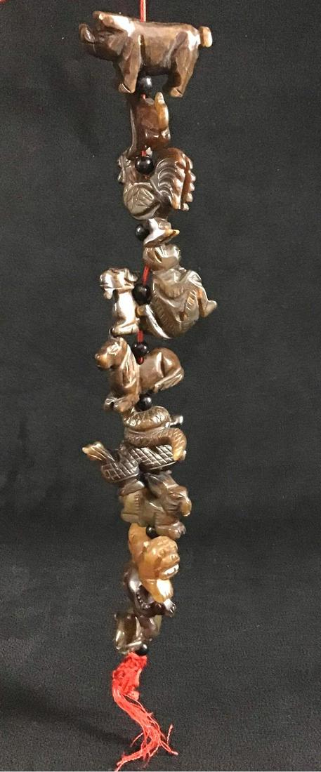 Chinese Zodiac Animals Modern Agate carved (1 of 5)