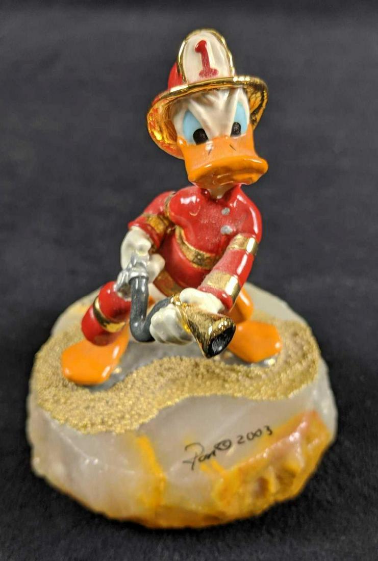 Disney Limited Edition Ron Lee Donald Duck Fireman Sold (1 of 7)