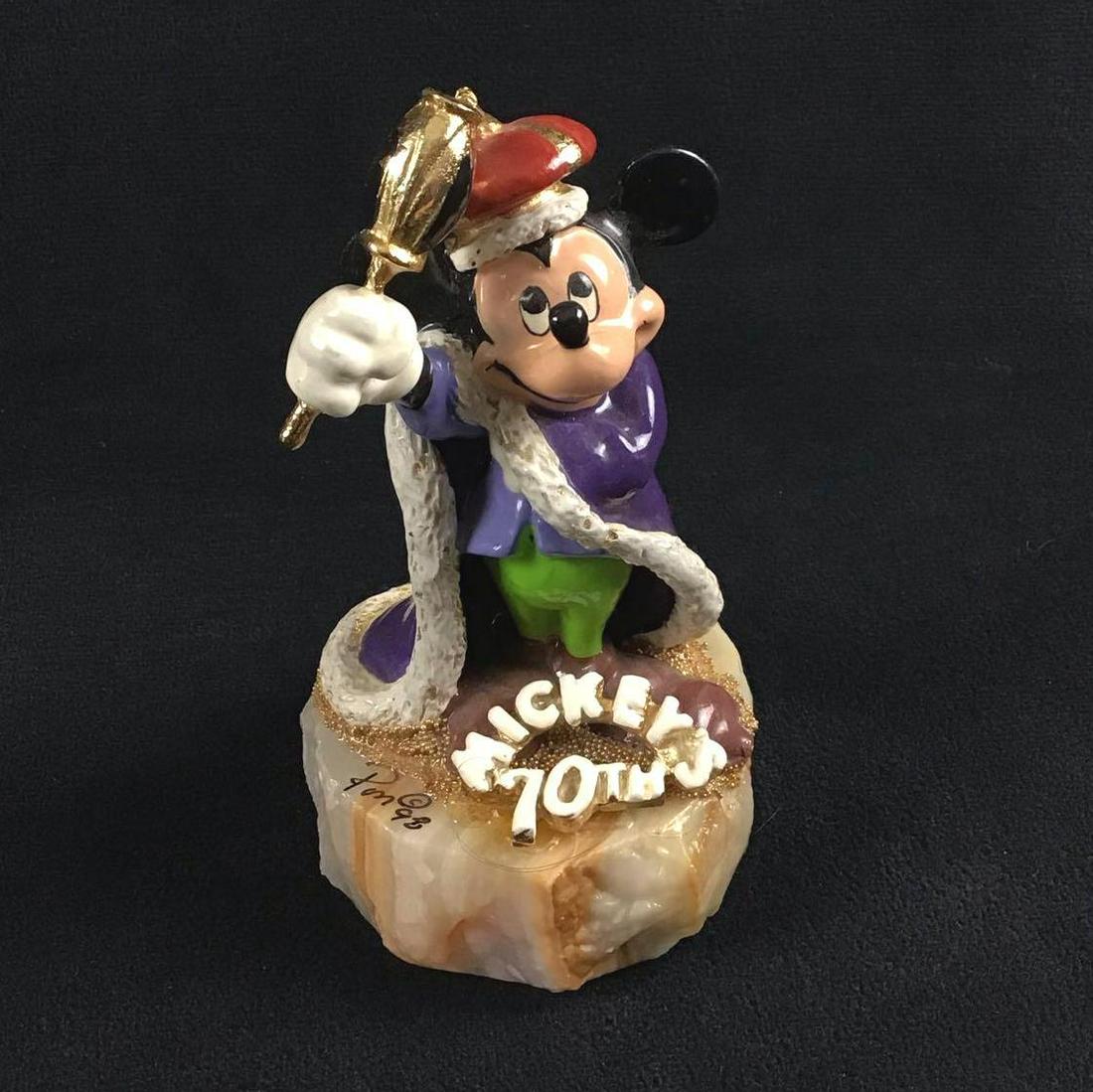 Vintage Ron Lee Mickey Mouse 70th Birthday Sculpture (1 of 7)