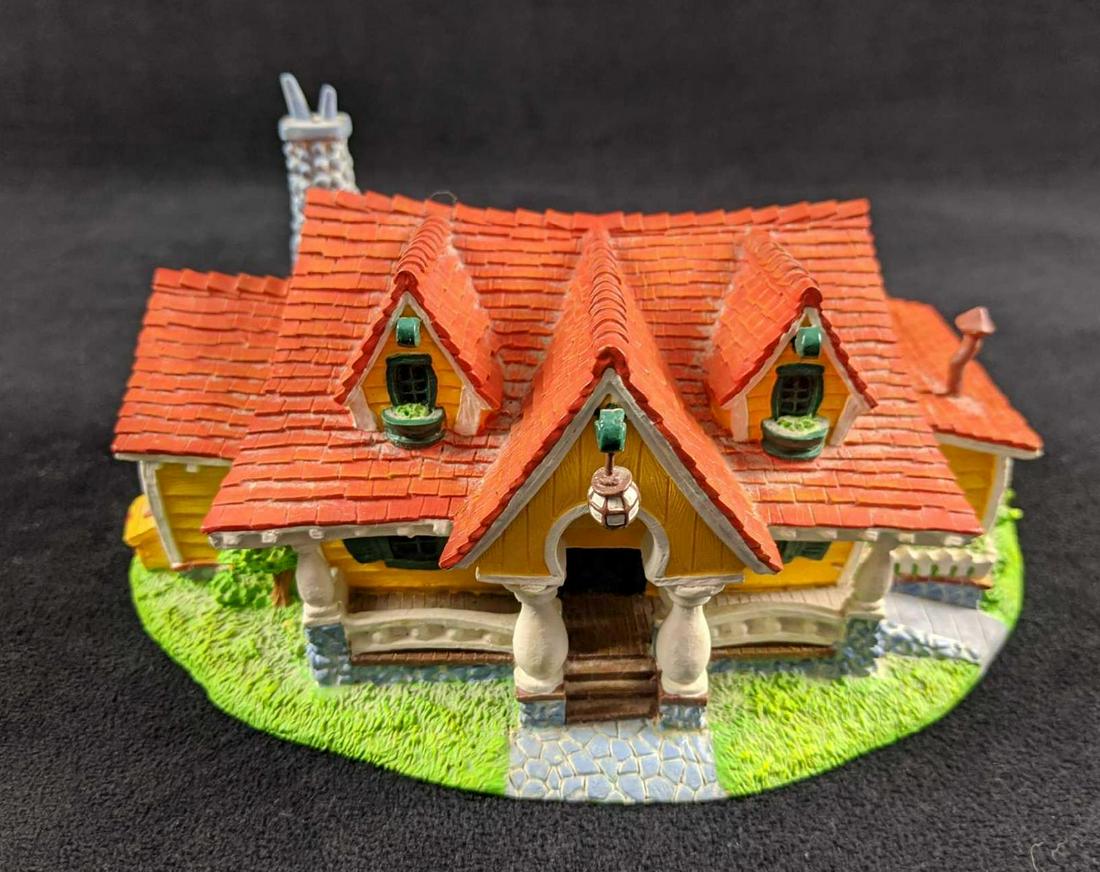Mickeys Toontown Sculpture Rare Mickey Mouse House LE: Extremely rare and VERY limited edition hand-painted, sculpted resin Mickey Mouse's Toontown Fair house. This piece features Mickey's House as depicted in the Disney Toontown at Magic Kingdom. Having