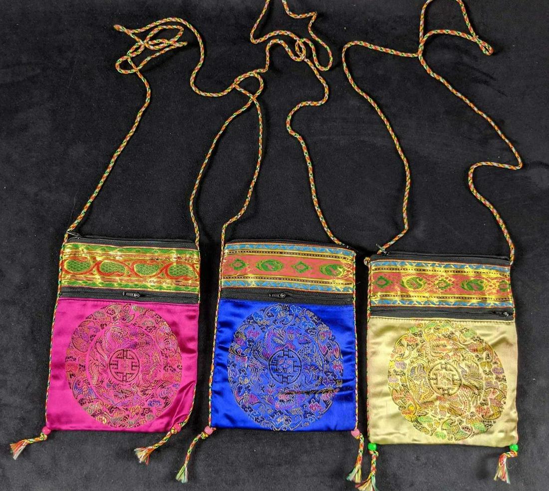 Vintage Lot Of Three Chinese Evening Purses D (1 of 7)