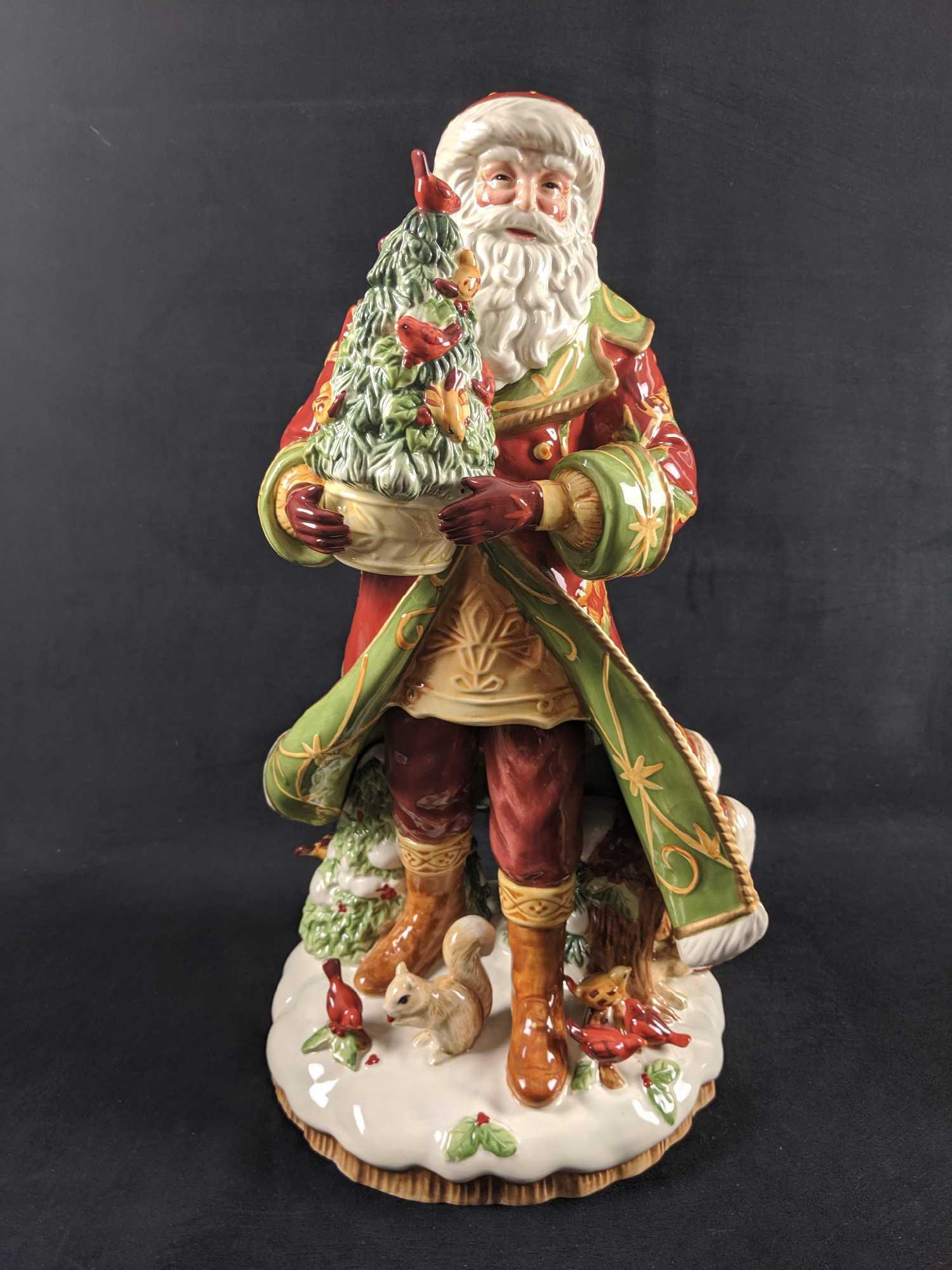 Bellacara Santa Christmas Large Hand Painted Figurine (1 of 10)
