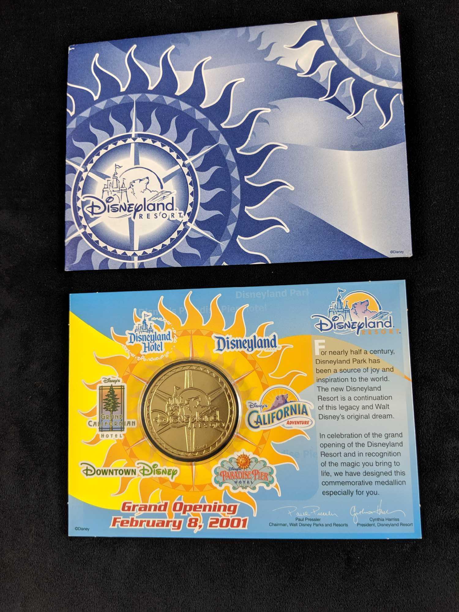 Disneyland Resort Opening Collector Coin (1 of 4)