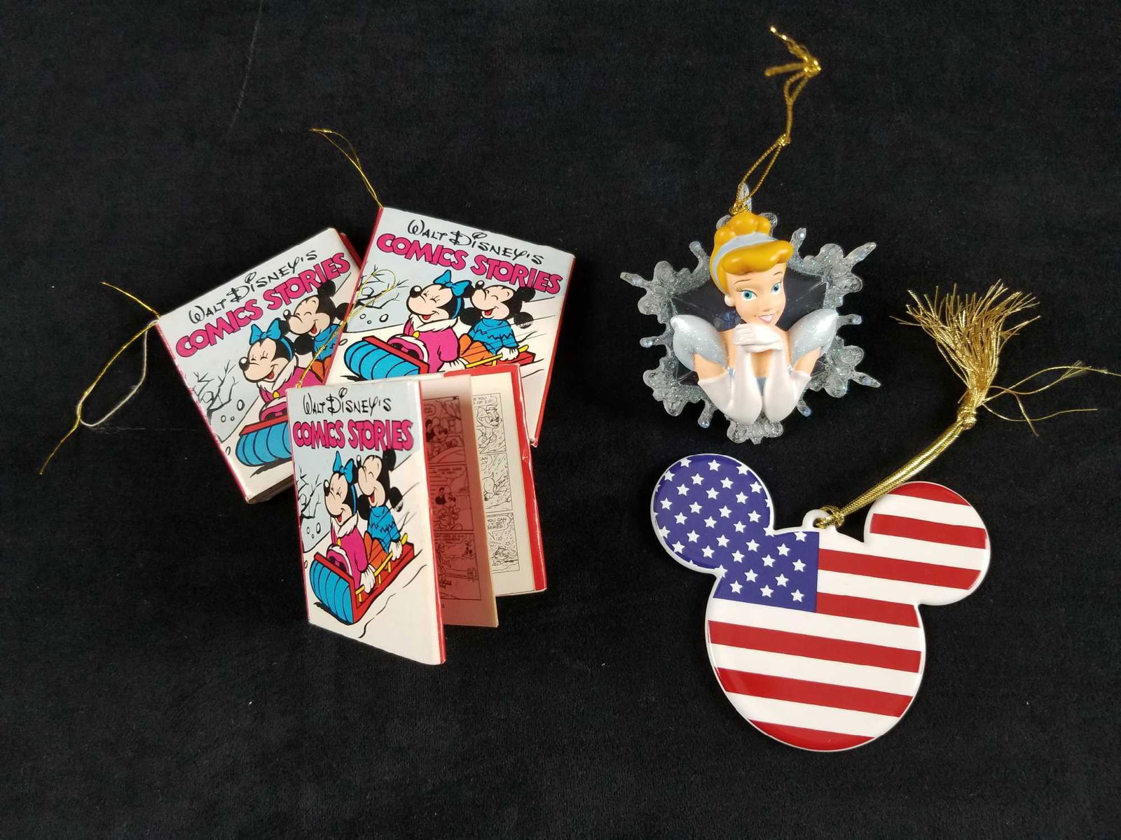 Disney Christmas Ornament Lot Of Five (1 of 5)