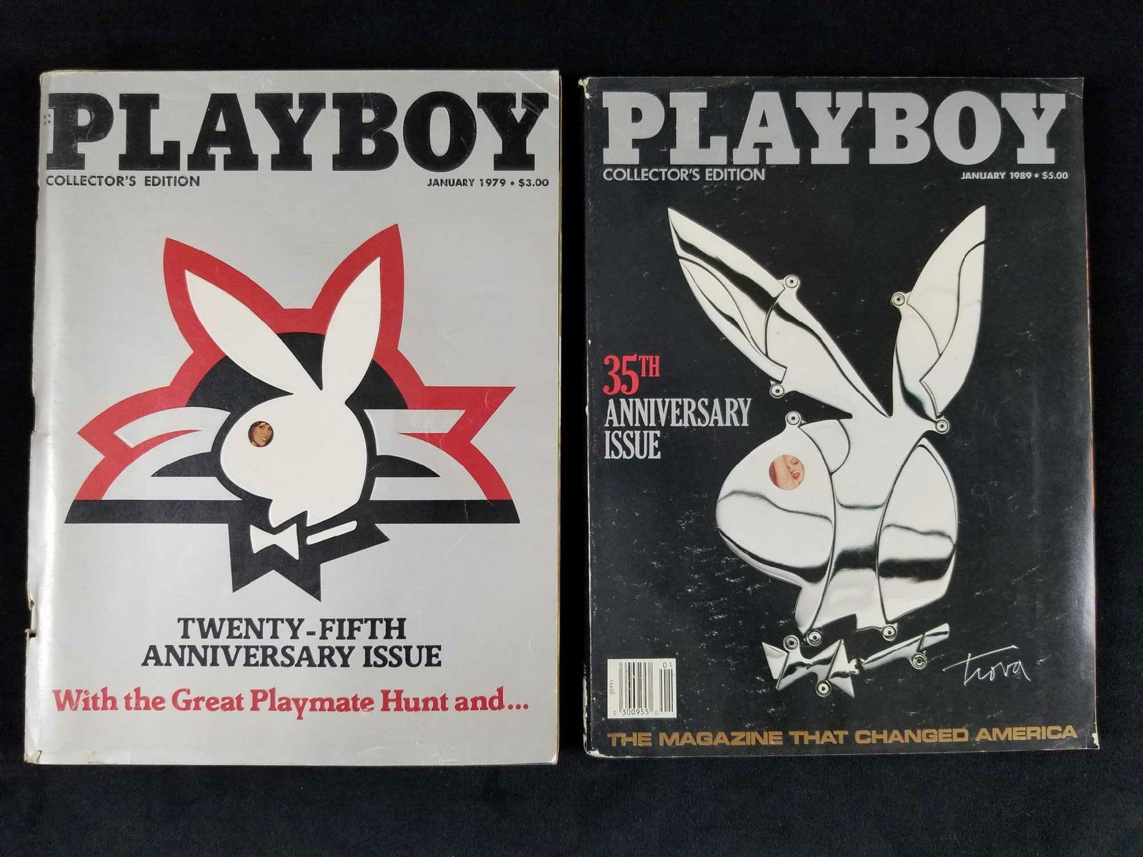 Lot Of 2 Playboy Anniversary Magazines 1979 1989 (1 of 5)
