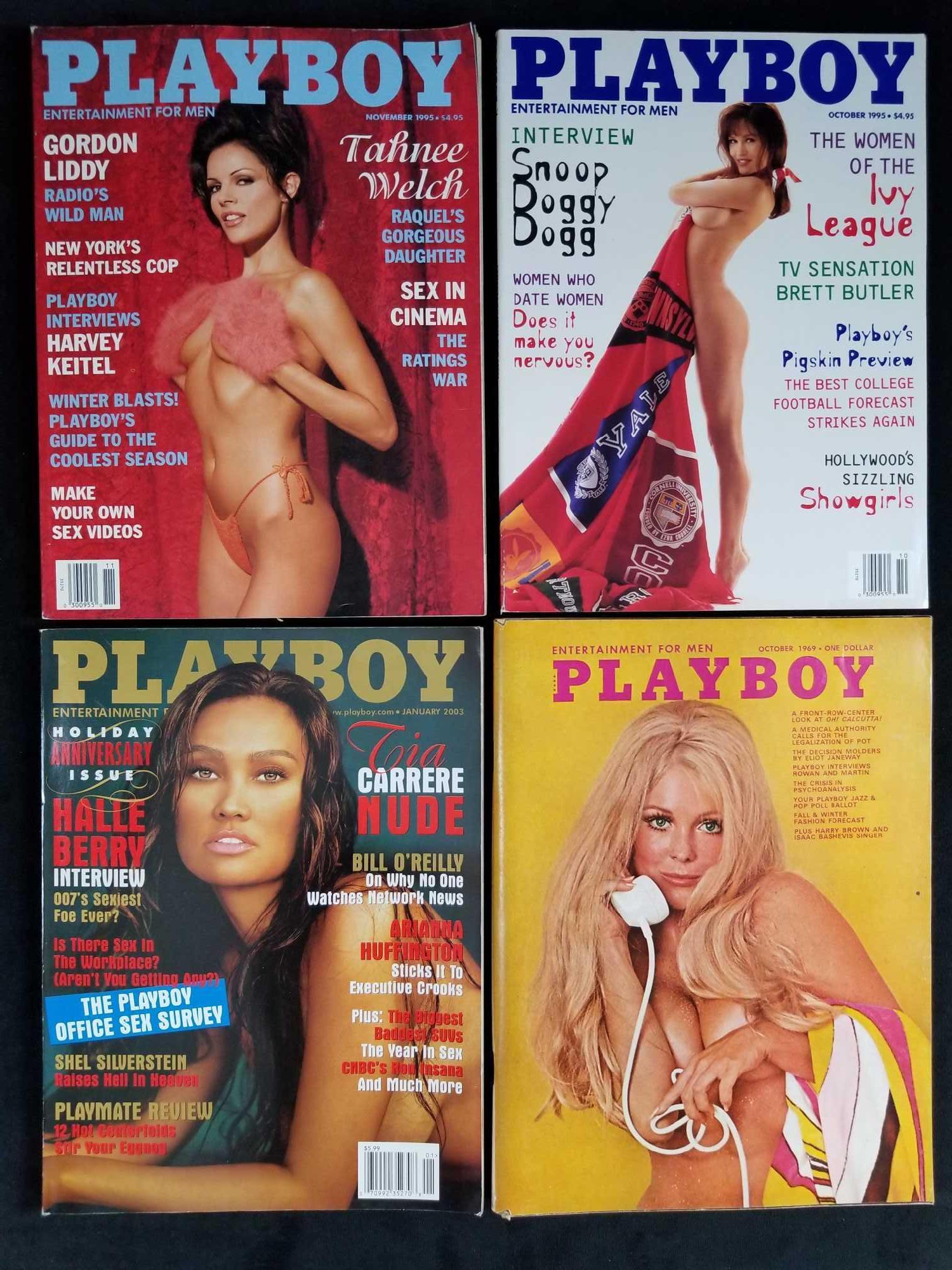 Lot of 4 Playboy Entertainment for Men Years 1969 1995 (1 of 5)