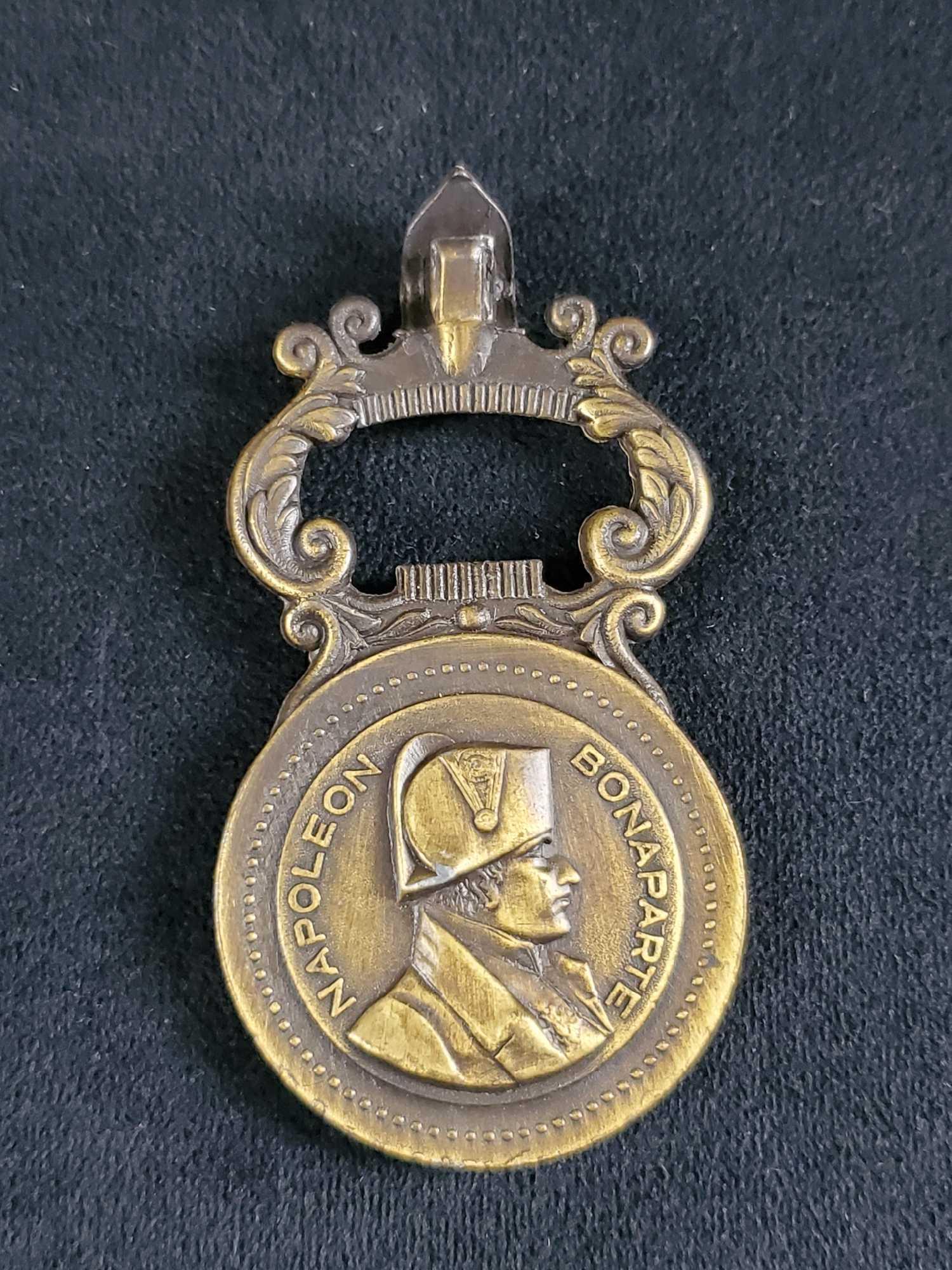 Vintage France Paris Napoleon Pewter Bottle Opener (1 of 7)