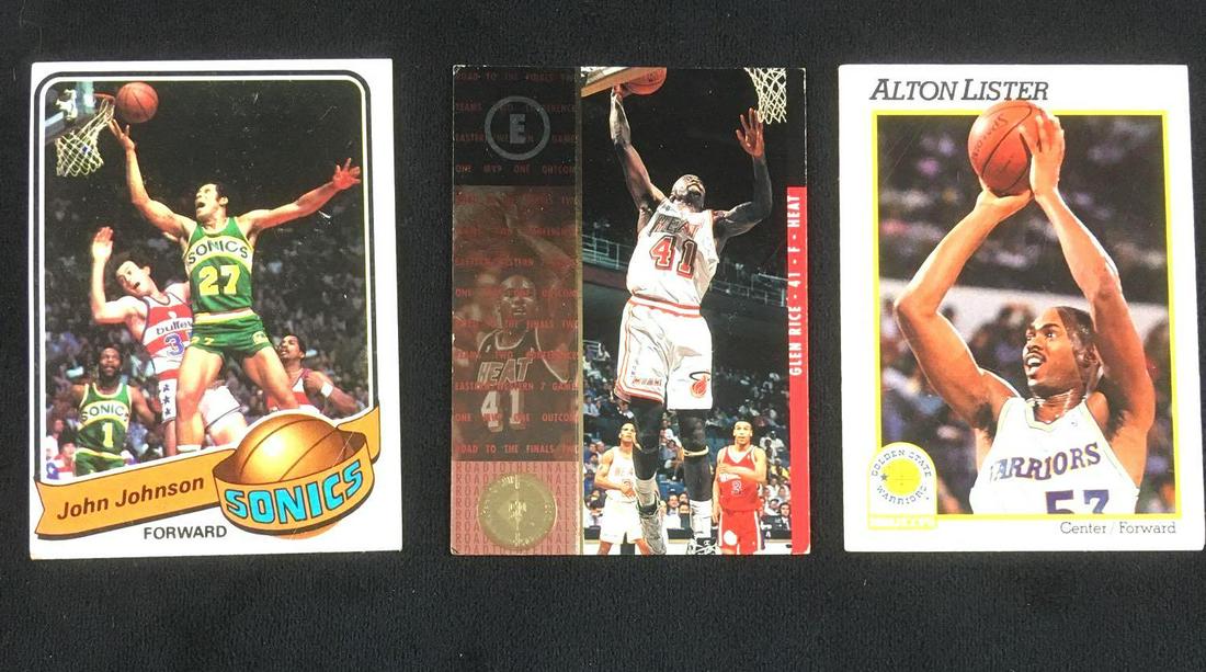 Lot of 3 Vintage NBA Sports Cards Circa 1970 to 1990 (1 of 5)