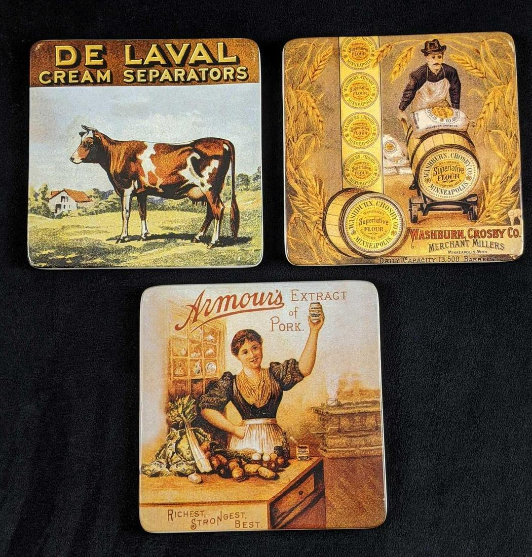 Set Of Three Bethany Lowe Designs Trivet Tiles (1 of 5)
