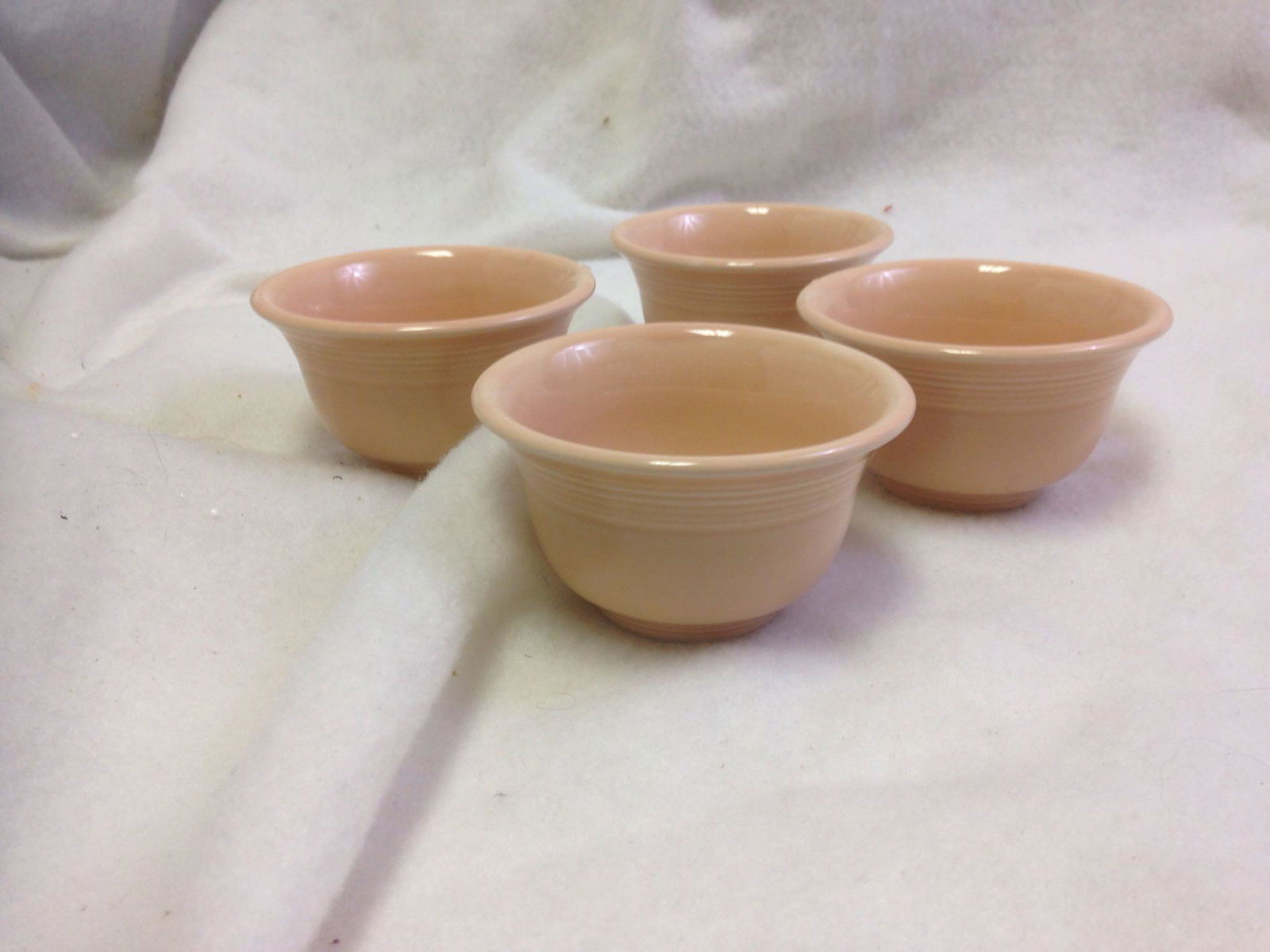 4 post 86 Fiestaware Bouillon Bowls in Apricot (1 of 4)