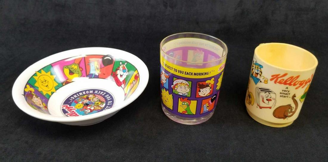 Set of 3 Nostalgic Kelloggs Cereal Mascot Breakfast (1 of 9)