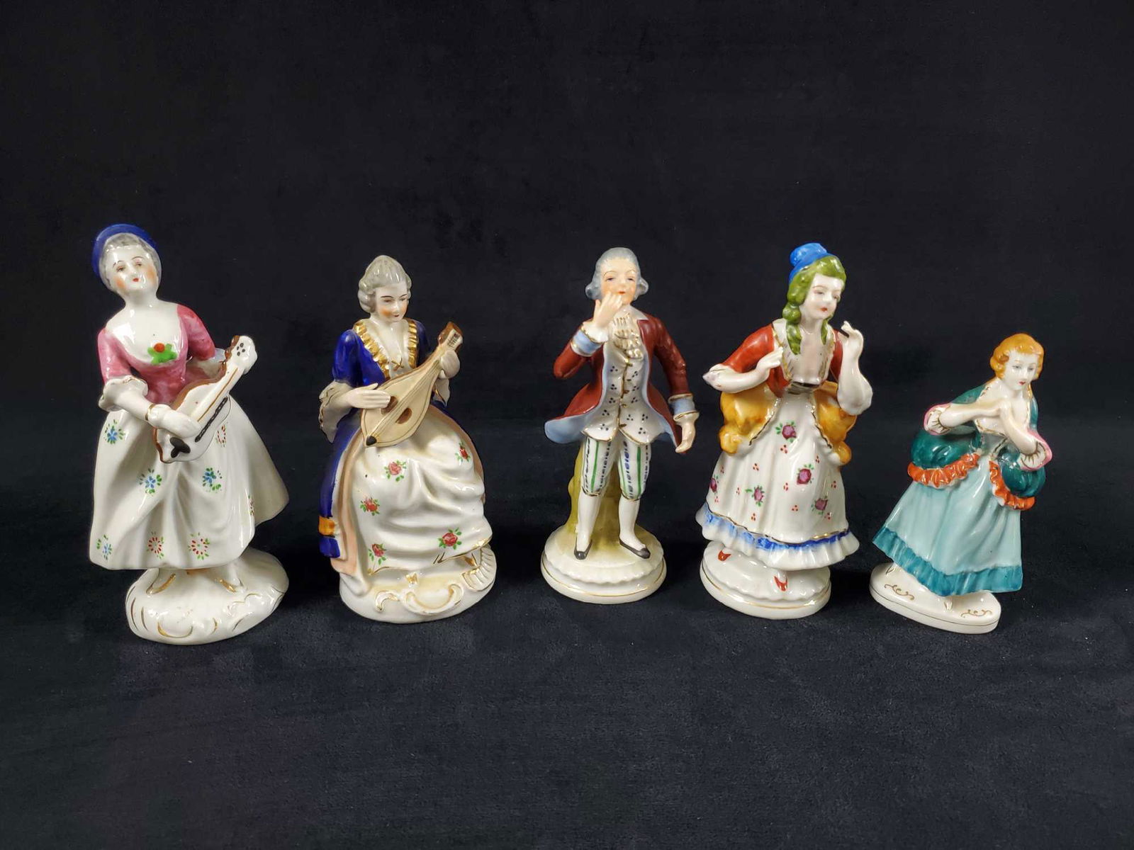 Five Vintage Made In Occupied Ceramic Figures (1 of 11)