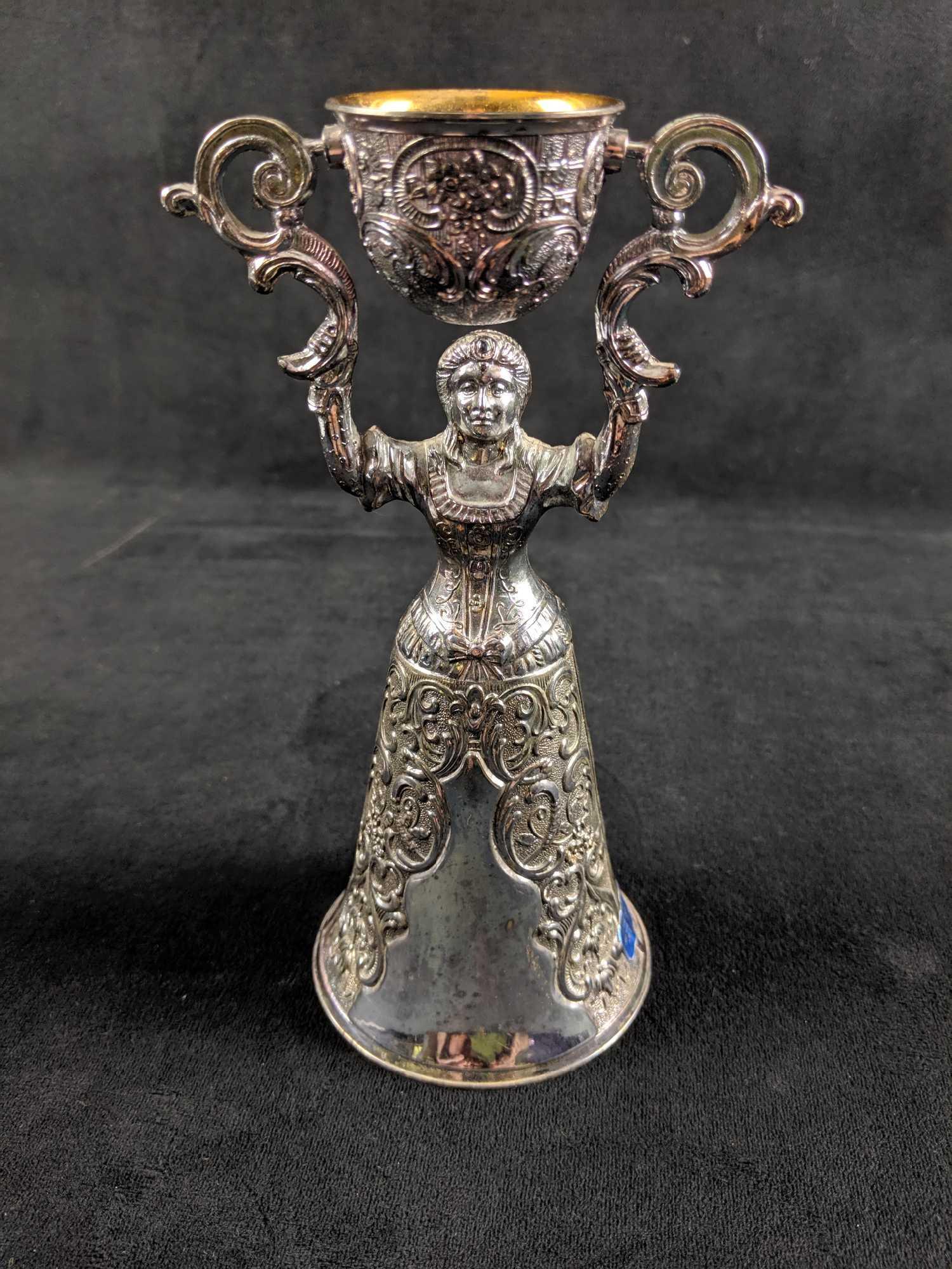 Noble Mistress German Pewter Wedding Cup (1 of 8)