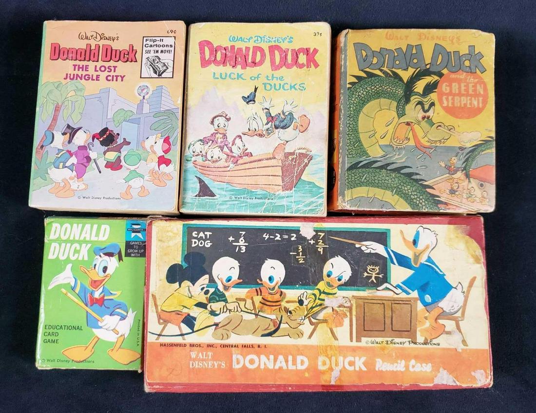 Lot of 5 Vintage Disney Donald Duck Educational or (1 of 10)