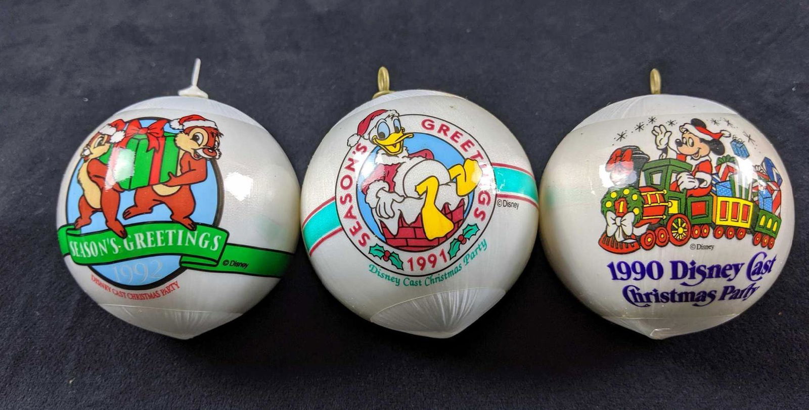 Disney Cast Exclusive Ornaments Lot Of Three B (1 of 6)