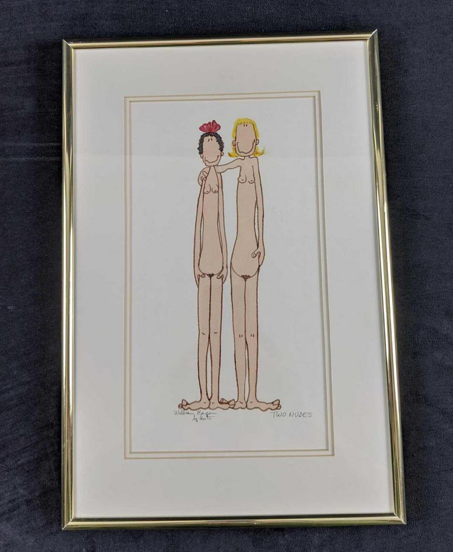 Framed Oirignal Vintage William Eagan Two Nudes (1 of 7)