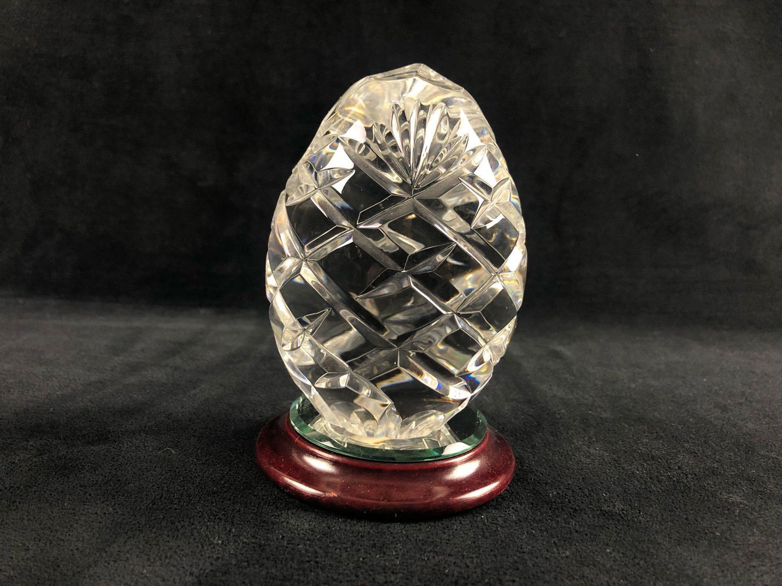 Mayflower Egg Glass Crystal Contemporary Art (1 of 7)