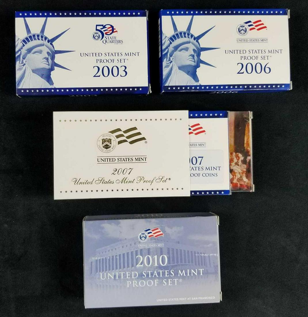 4 United States Mint Proof Sets (1 of 13)