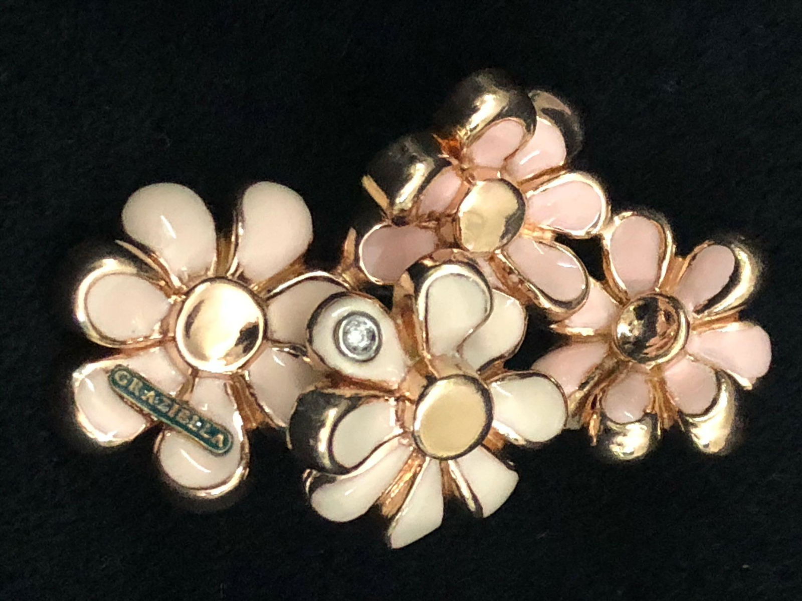 Graziella 10k Rose Gold & Sterling Diamond Accent (1 of 10)