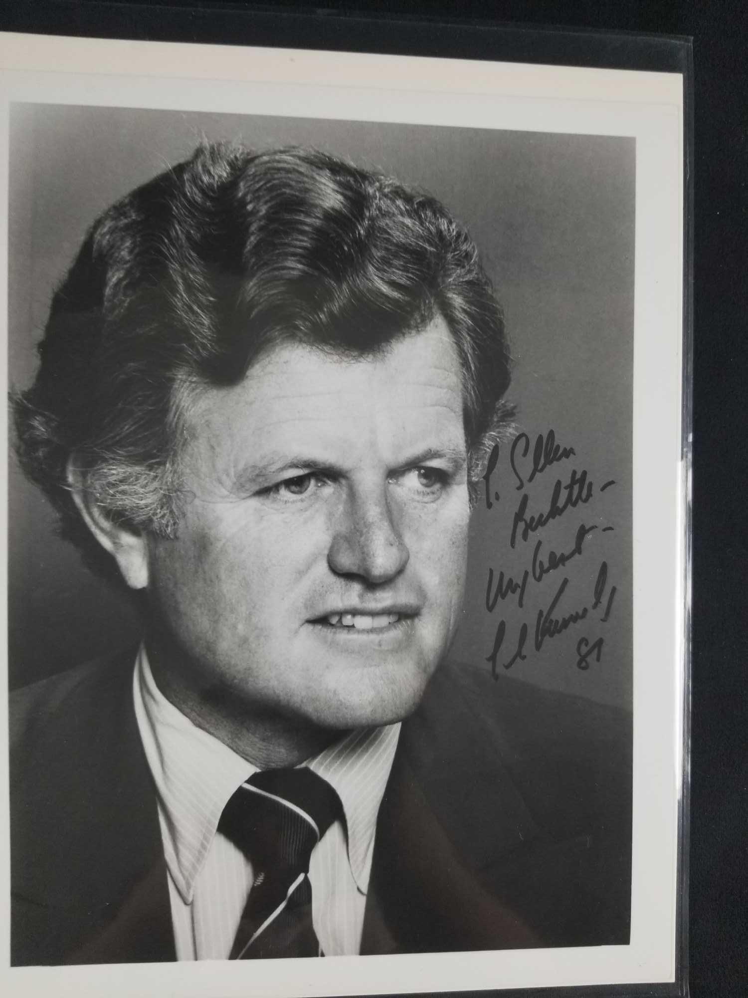 Autographed photo of Ted Kennedy 1981 (1 of 1)