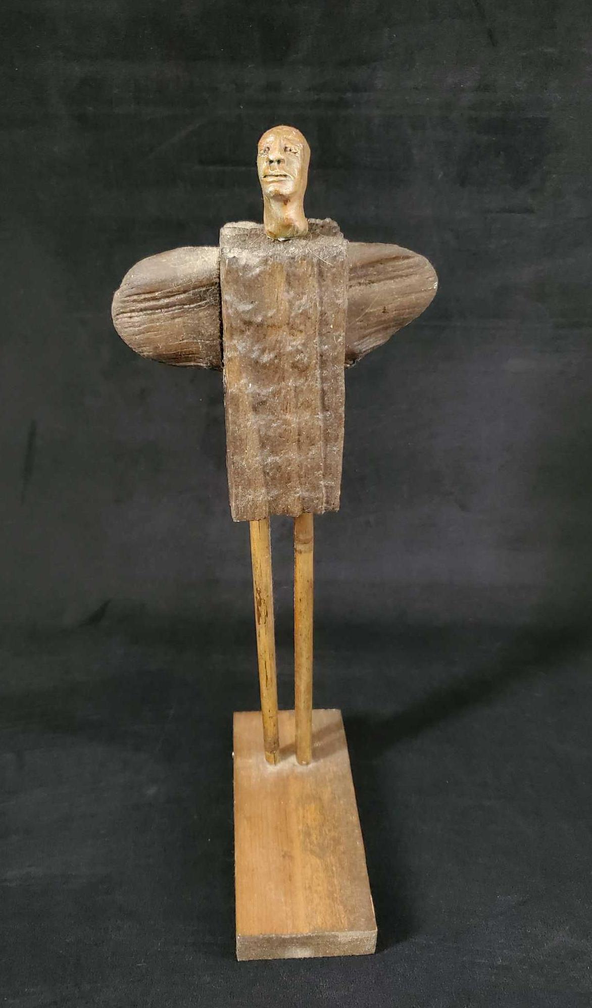 Wooden Man Sculpture by Grady Kimsey (1 of 8)